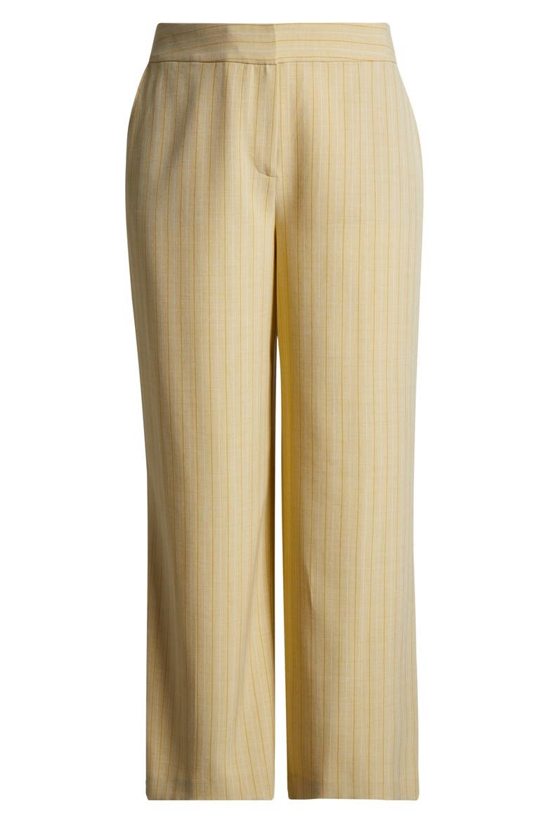 Stripe Wide Leg Pants, Alternate, color, OCHRE