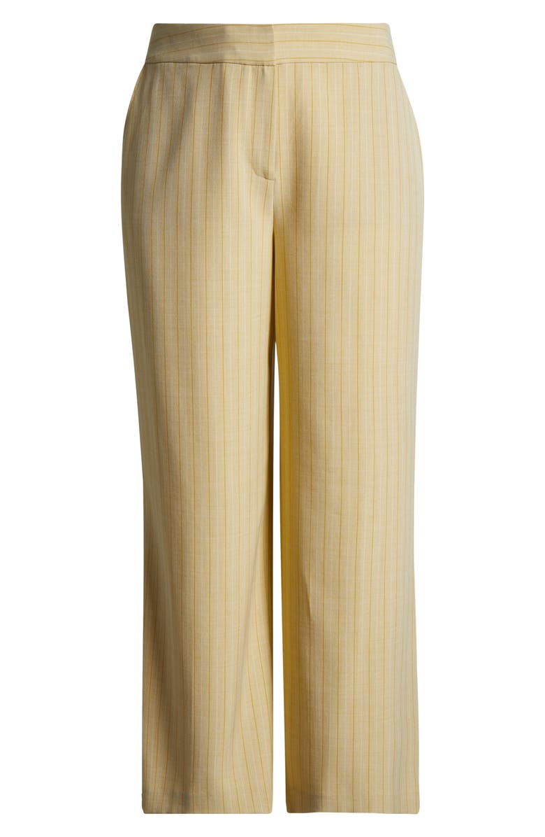 Tahari ASL Stripe Wide Leg Pants, Alternate, color, Ochre