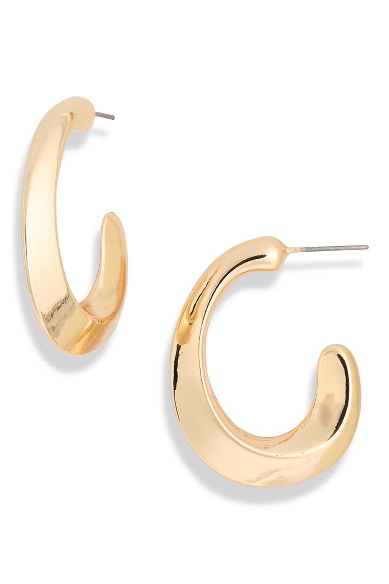 Statement Hoop Earrings, Main, color, GOLD