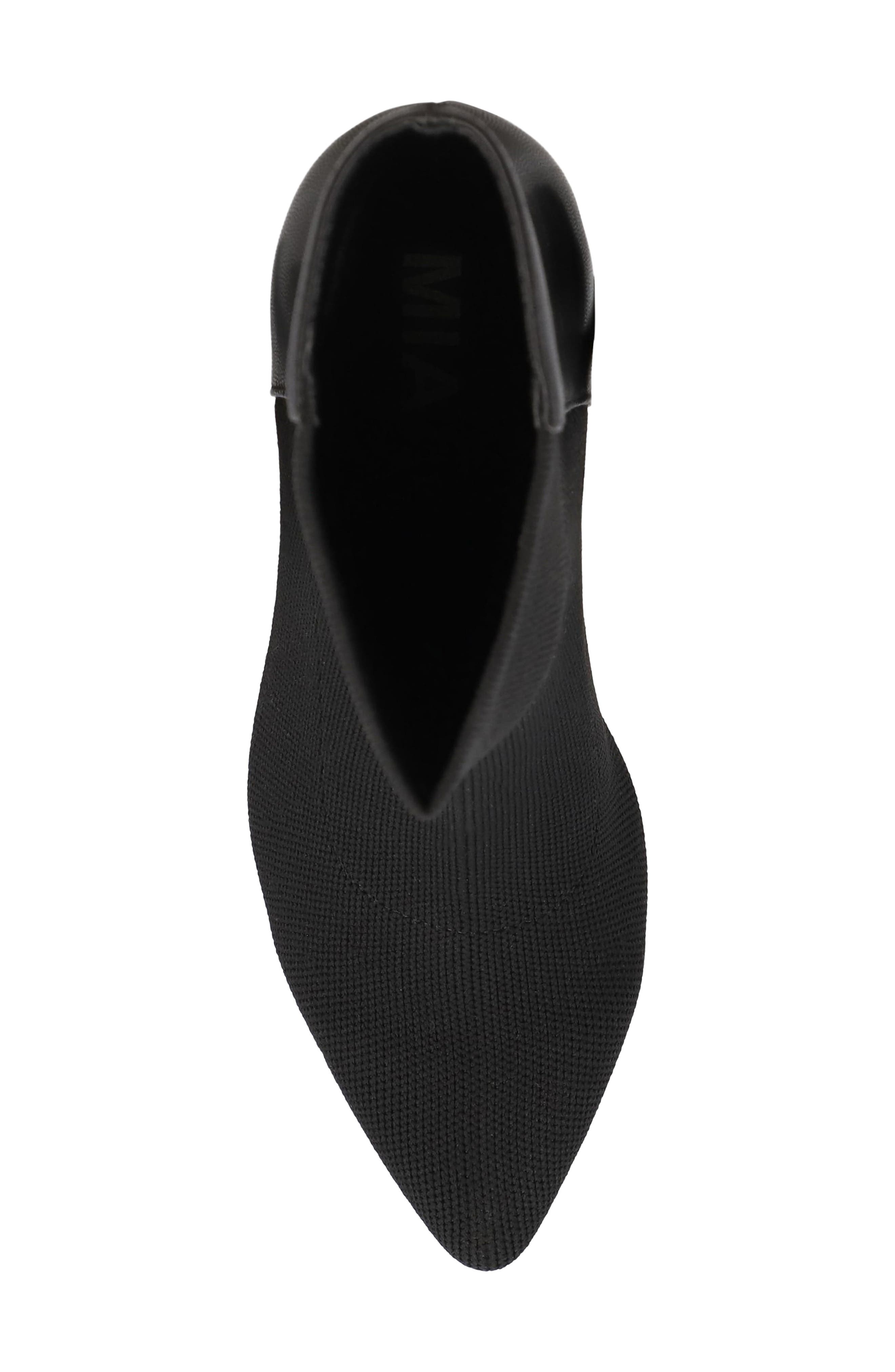 MIA Ediva Pointed Toe Bootie, Alternate, color, Black