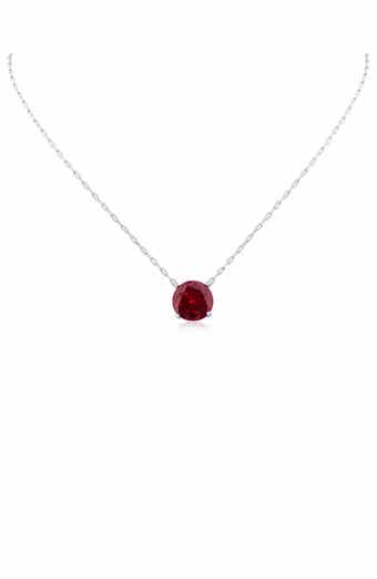 CZ by Kenneth Jay Lane Timeless CZ Pendant Necklace