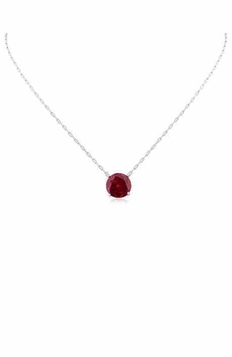 CZ by Kenneth Jay Lane Timeless CZ Pendant Necklace