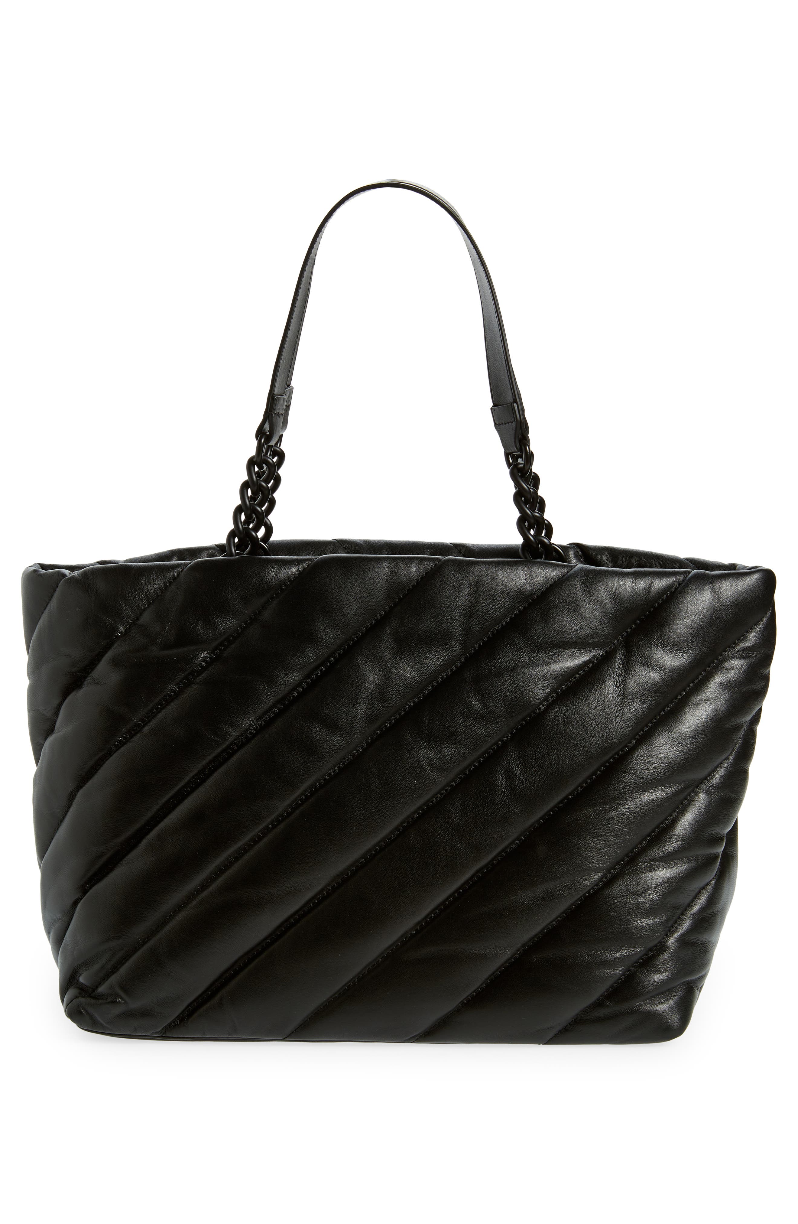 Kurt Geiger London Soho Quilted Leather Shopper, Alternate, color, 