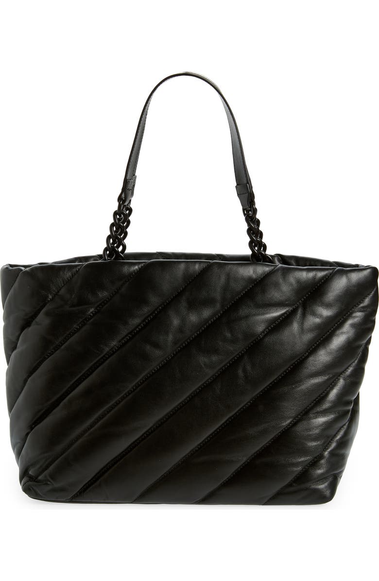 Kurt Geiger London Soho Quilted Leather Shopper, Alternate, color,