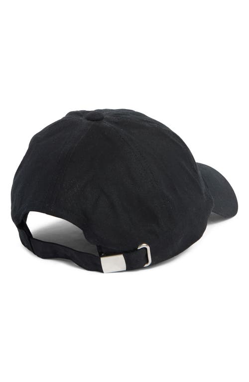 Nordstrom Rack Waxed Canvas Baseball Cap In Gold