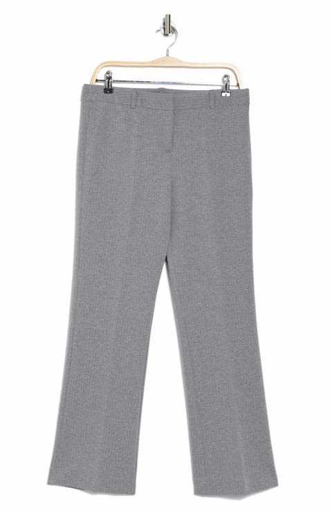 Pinstripe Knit Pants (Petite)