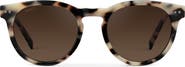 WMP Eyewear Tate - 50mm Retro Classic Round Polarized Sunglasses