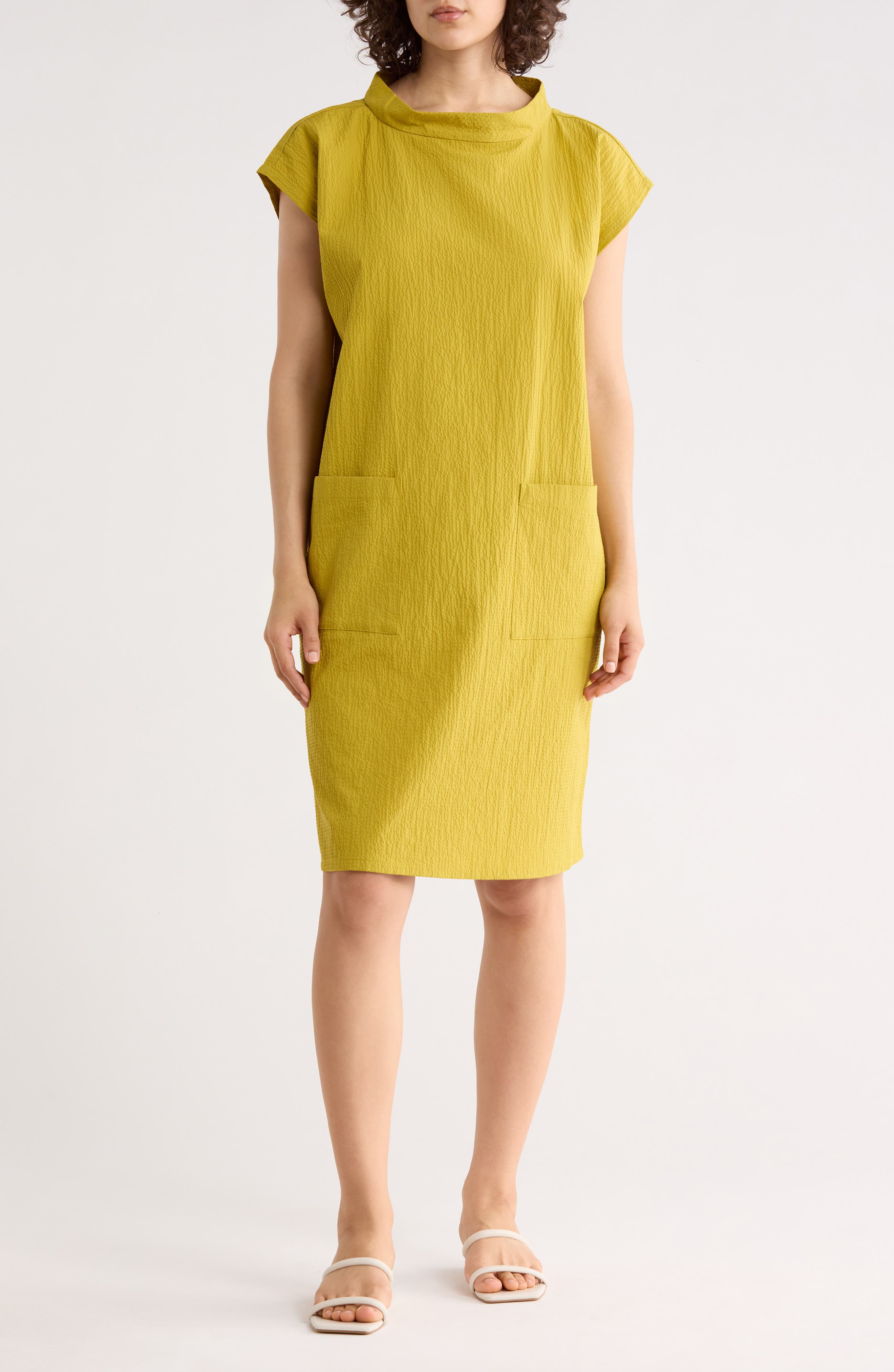 Eileen Fisher Mock Neck Dress
