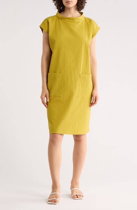 Mock Neck Dress