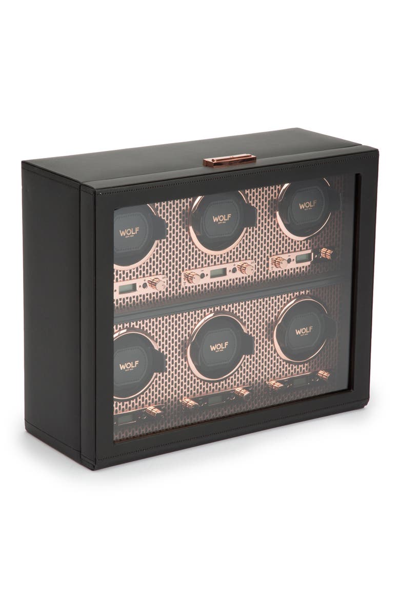 Axis 6 Piece Watch Winder, Main, color, COPPER
