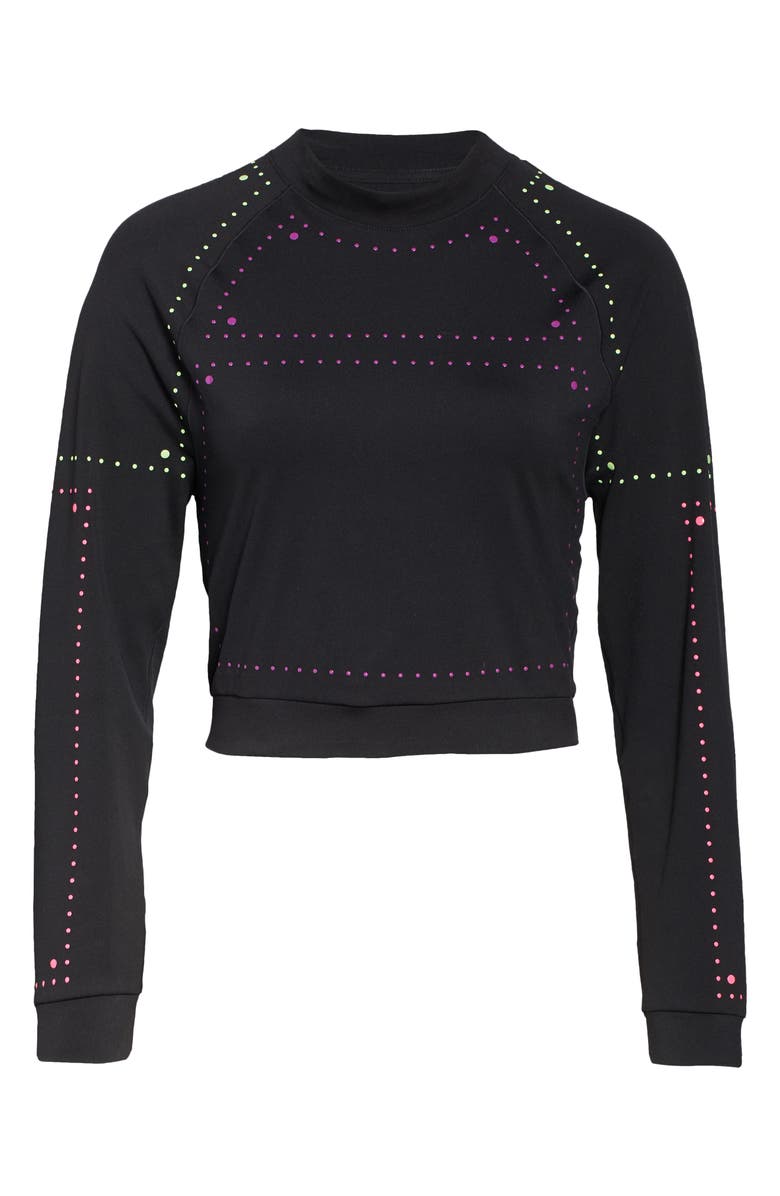 Nike Boutique Neon Stud Crewneck Sweatshirt, Alternate, color, 