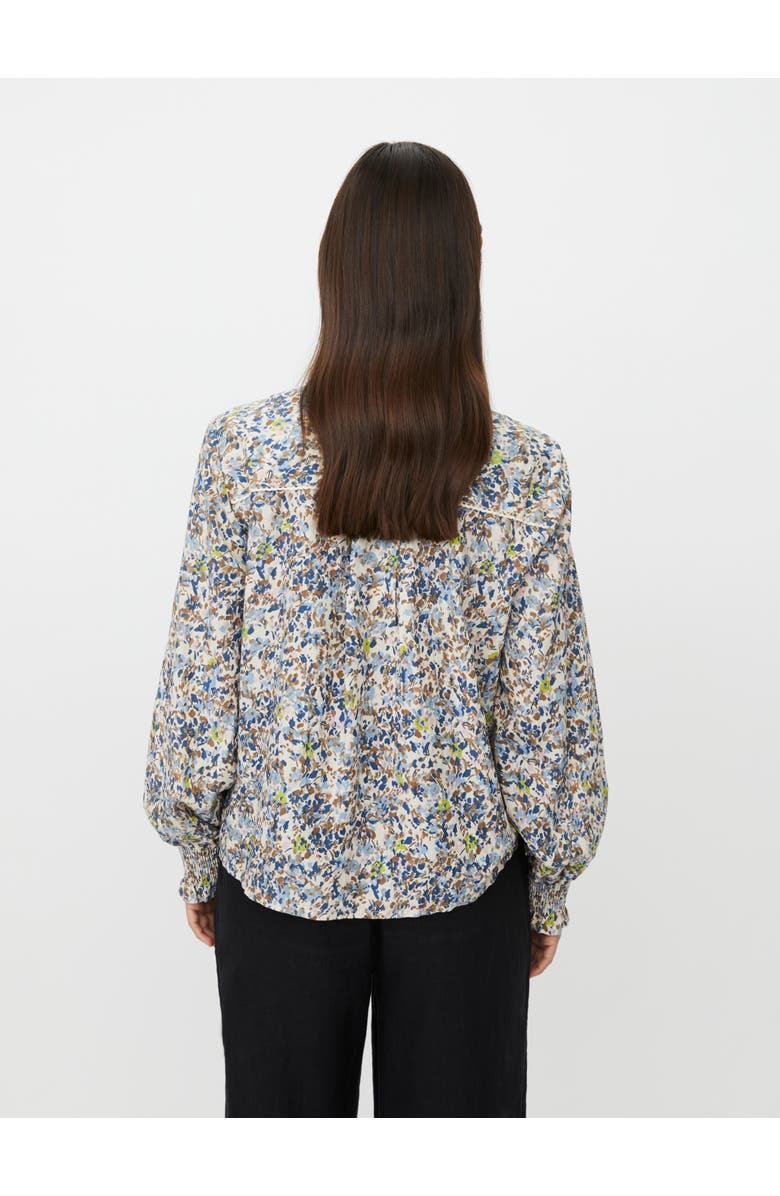 Masai Copenhagen MaDionelle Floral Print Blouse, Alternate, color, Placid Blue