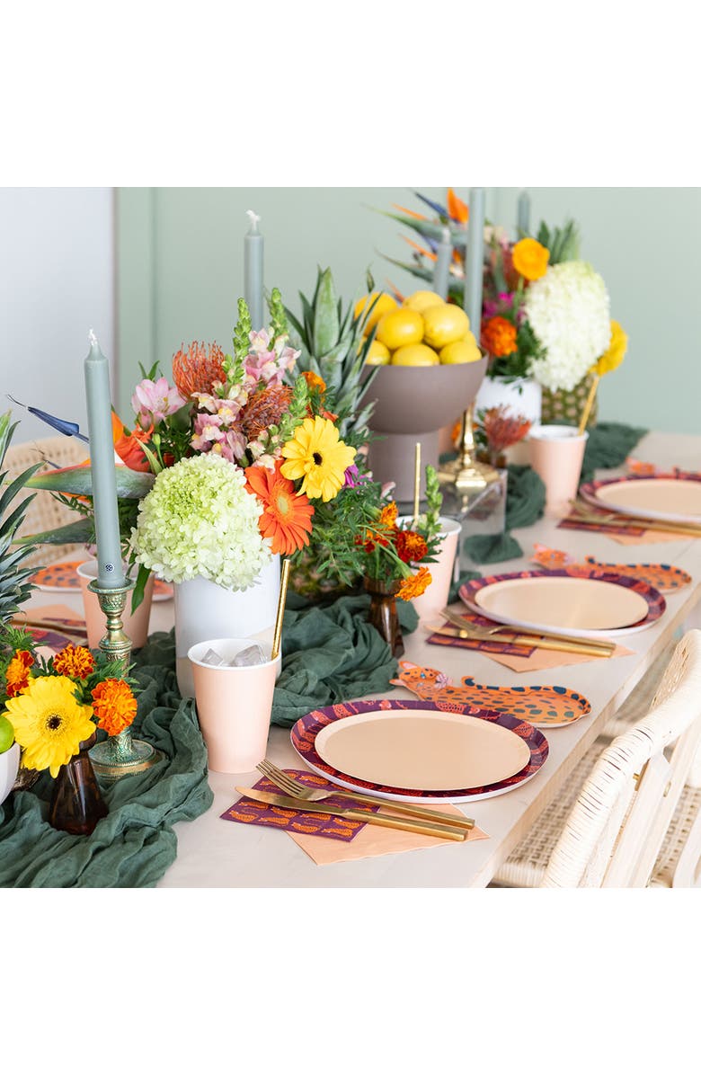 Jollity 
Co Jungle Animals Jaguar Dessert Plates, Alternate, color, Assorted Pre-Pack