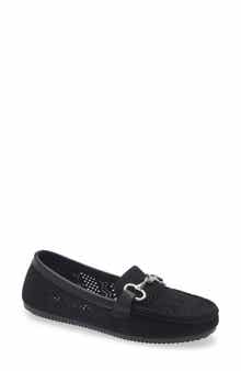GLORIA VANDERBILT Tristan Rhinestone Bit Knit Loafer