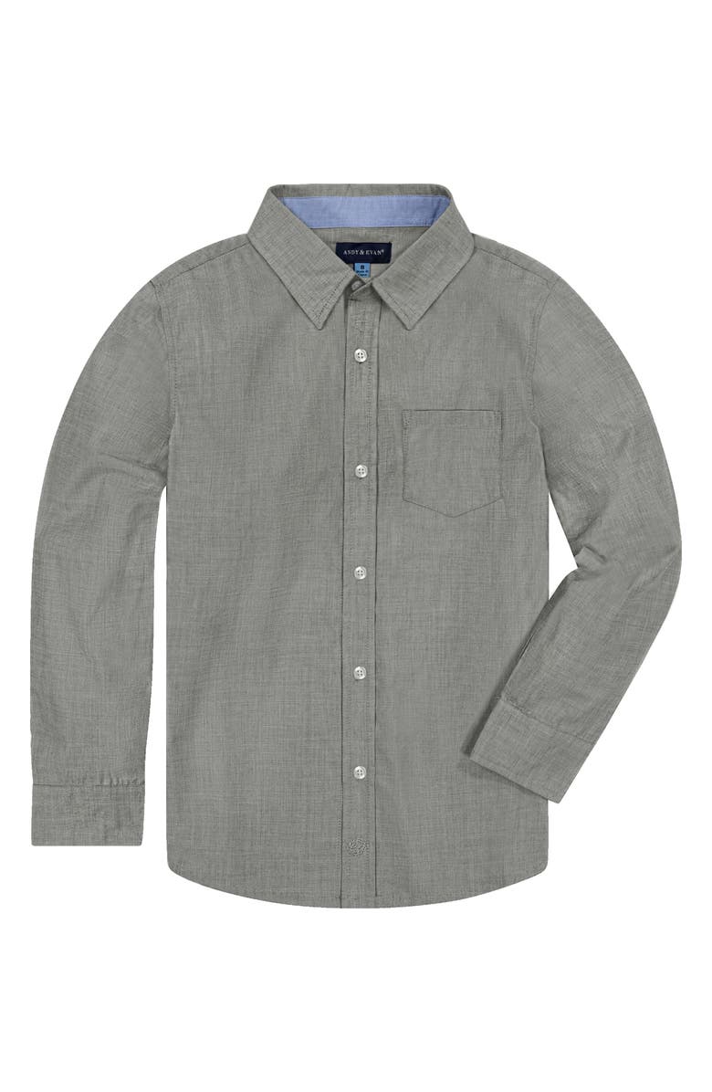Andy & Evan Sport Shirt, Alternate, color, Grey