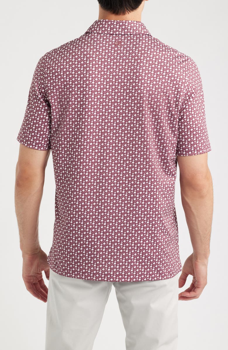 Johnston & Murphy XC+<sup>™</sup> Game Day Performance Polo, Alternate, color, Burgundy