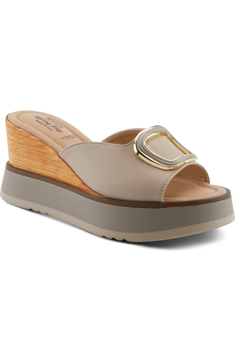Spring Step Newwell Wedge Platform Sandal, Main, color,