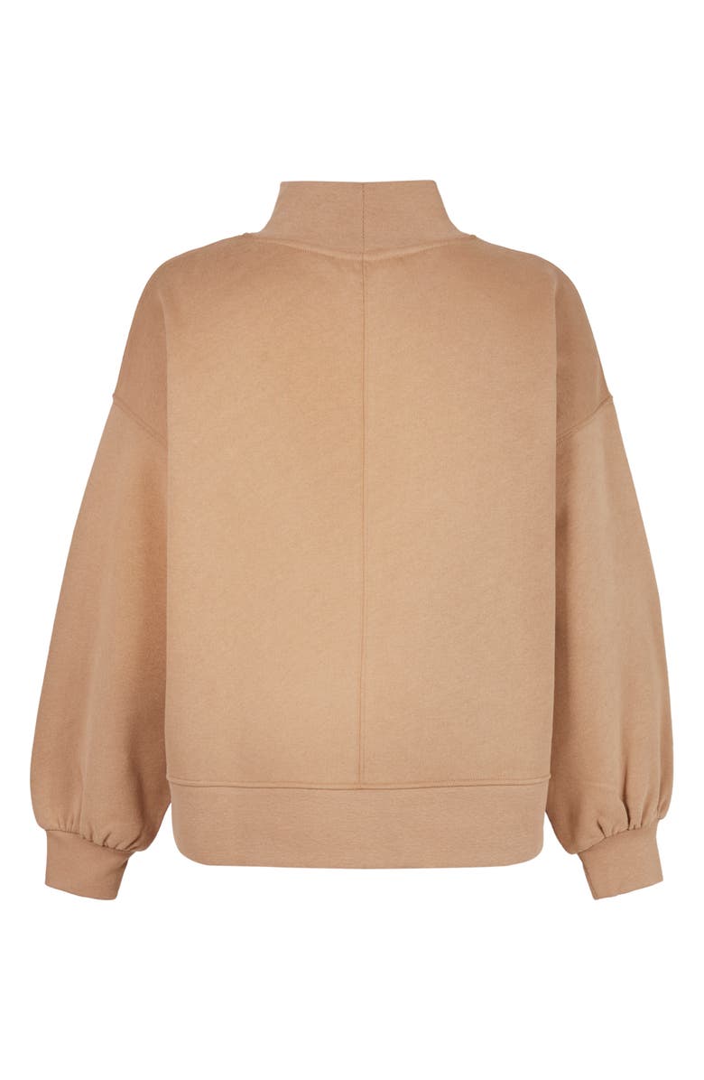AllSaints Nevarra Mock Neck Sweatshirt, Alternate, color, 
