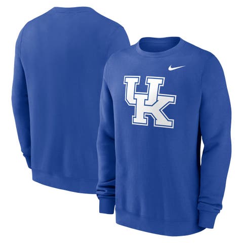Men's Nike Royal Kentucky Wildcats Primetime Fleece Pullover Sweatshirt