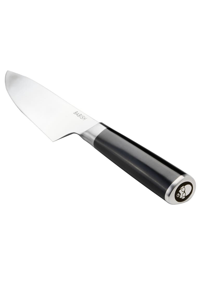 8 Inch Stainless Steel Full Tang Chef Knife in Black, Alternate, color, Black