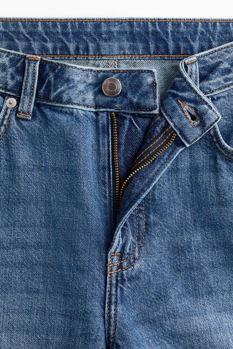 Wide Regular Side-striped Jeans, Alternate, color, Denim blue/dark blue