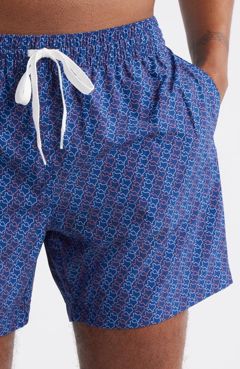 Chubbies The Lone Stars 5.5-Inch Lined Swim Trunks, Alternate, color, Navy