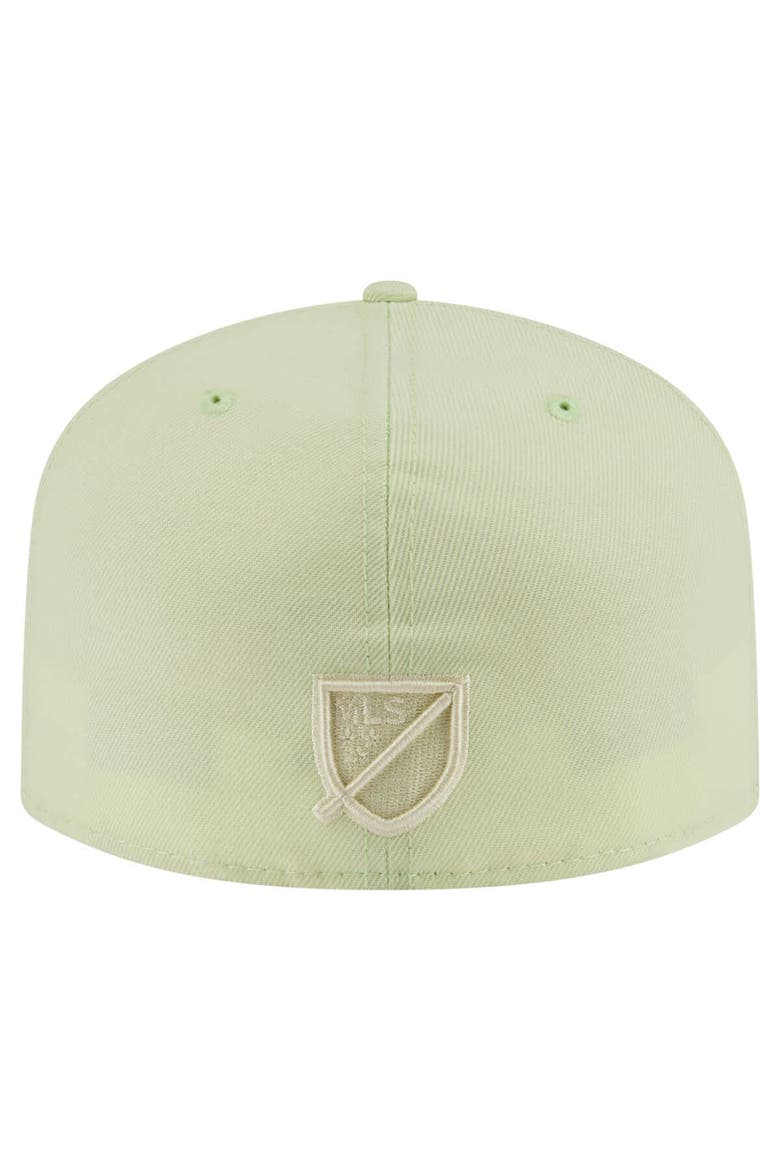 Men's New Era Green Portland Timbers Color Pack A-Frame 59FIFTY Fitted Hat, Alternate, color, Green