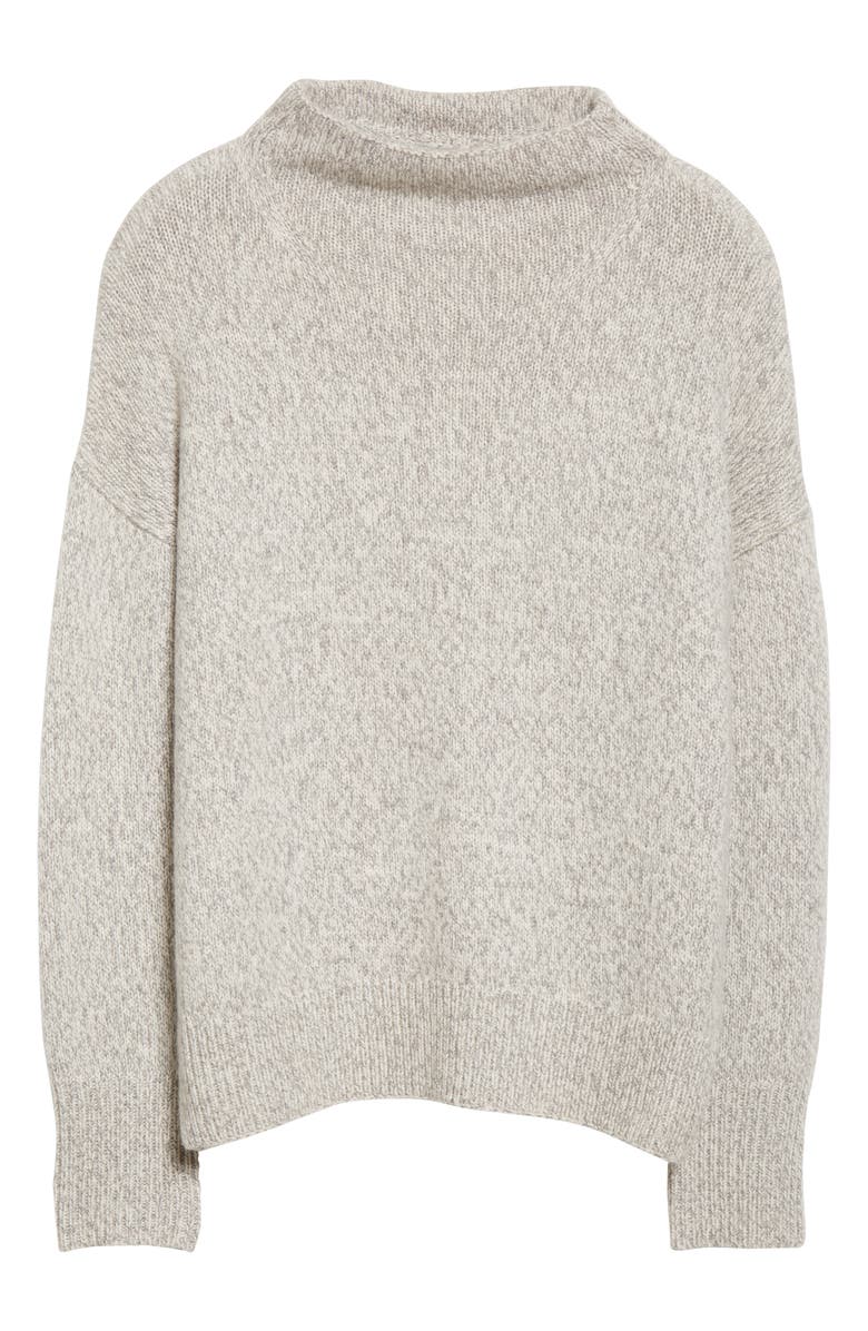 Vince Marled Funnel Neck Wool Blend Sweater, Alternate, color,