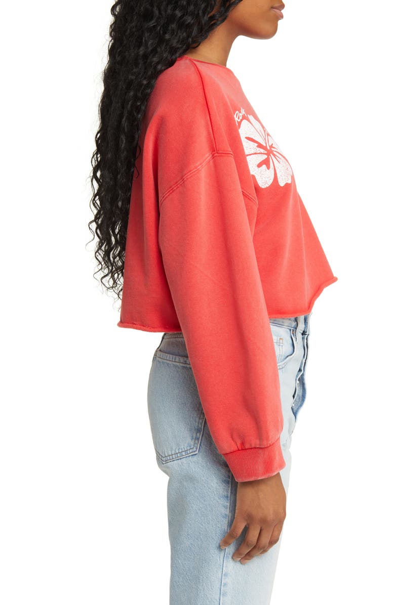Roxy Morning Hike Crop Sweatshirt, Alternate, color,