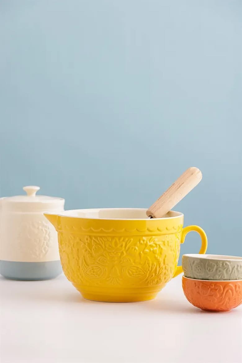 Home to Roost Batter Bowl, 2 Quart, Alternate, color, Ochre