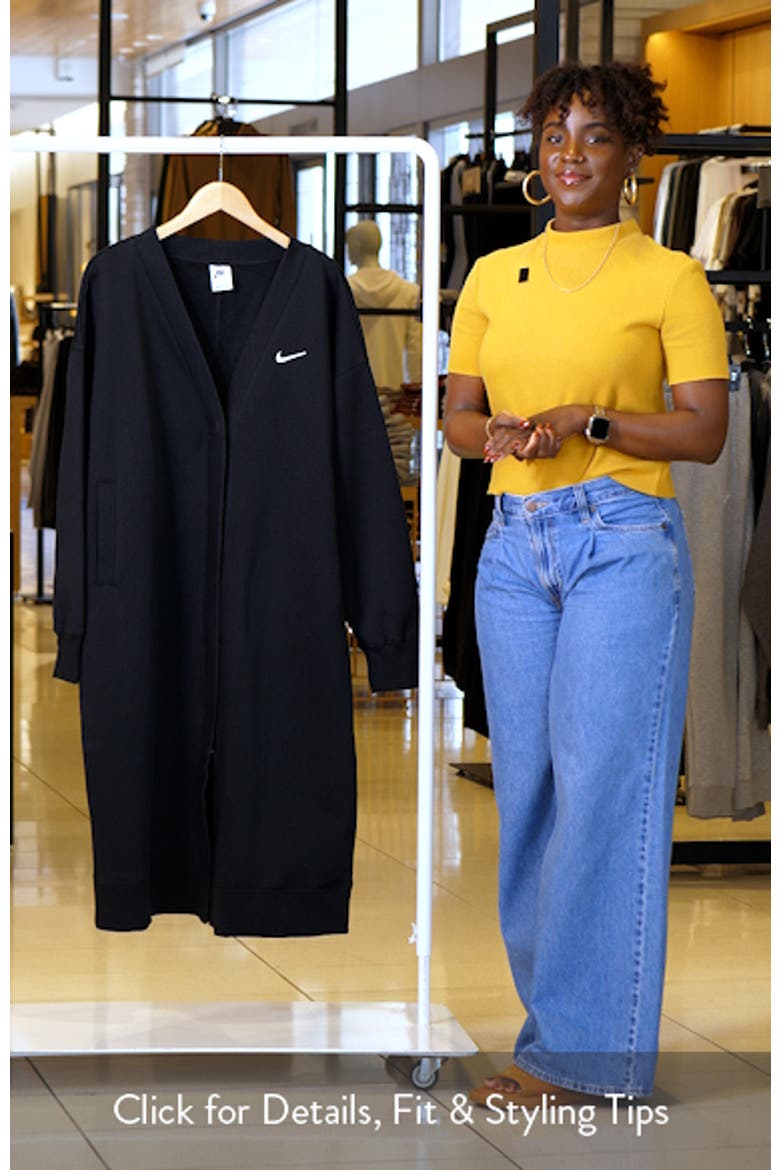 Sportswear Phoenix Fleece Oversize Longline Cardigan (Women