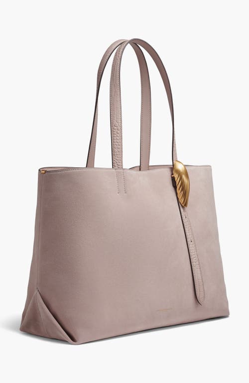 Donna Karan New York Georgette Suede Tote In Gray