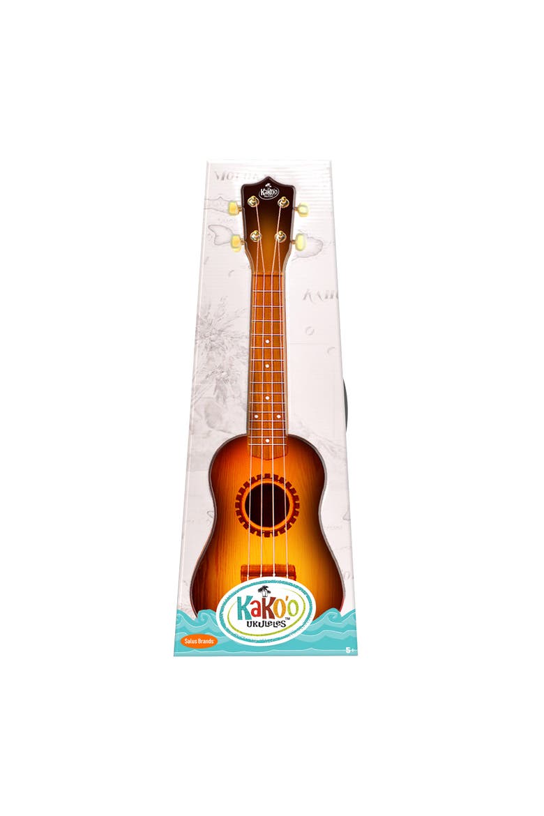 Kako'O 21" Professional Wooden Ukulele Set Sunburst, Alternate, color, Multicolored