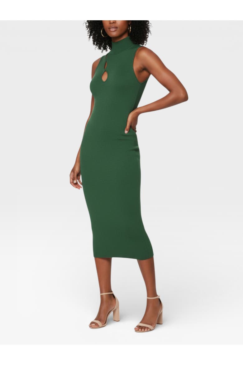 Chai Mock Neck Sweater Dress, Alternate, color, Spruce