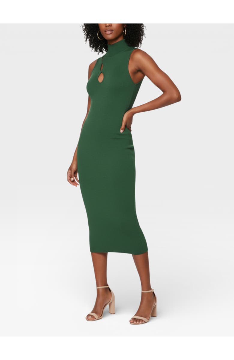 RACHEL Rachel Roy Chai Mock Neck Sweater Dress, Alternate, color, Spruce