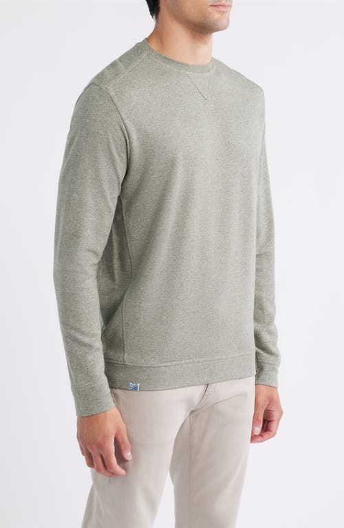 Johnnie-o Stones Crewneck Sweatshirt In Green