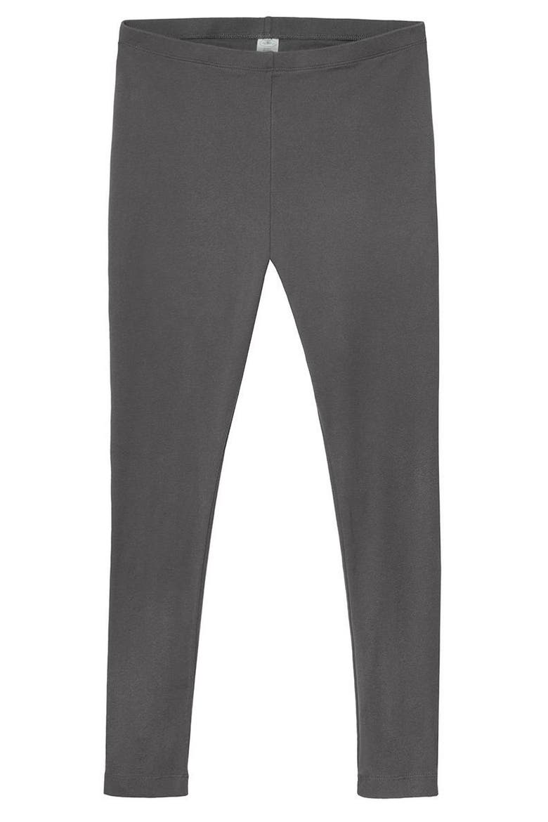 Women's Soft 100% Cotton Everyday Wear Leggings, Alternate, color, Charcoal