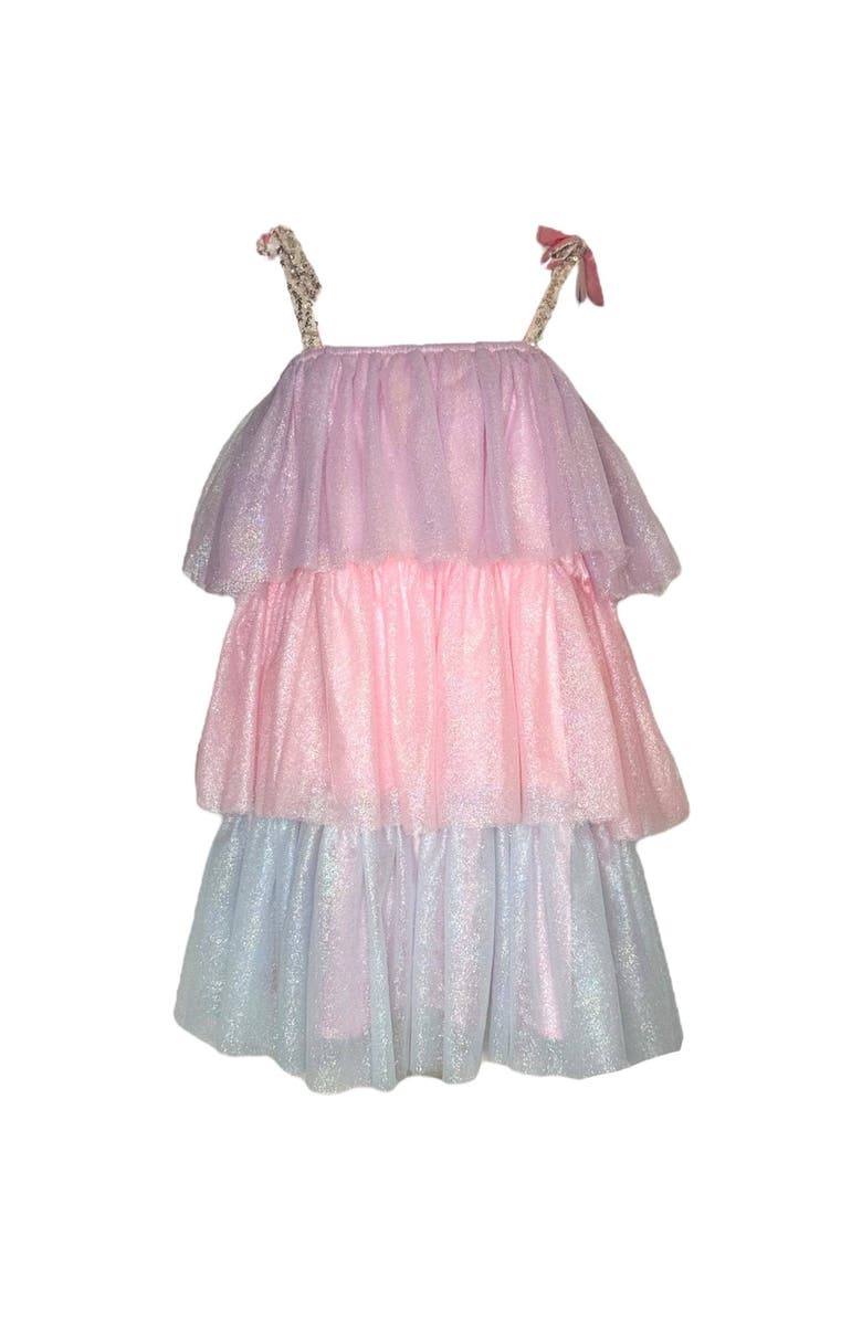 Lola + The Boys Sparkle Ombre Dress, Main, color, Multicolor
