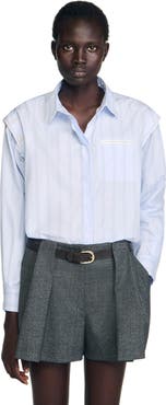 SANDRO Striped shirt
