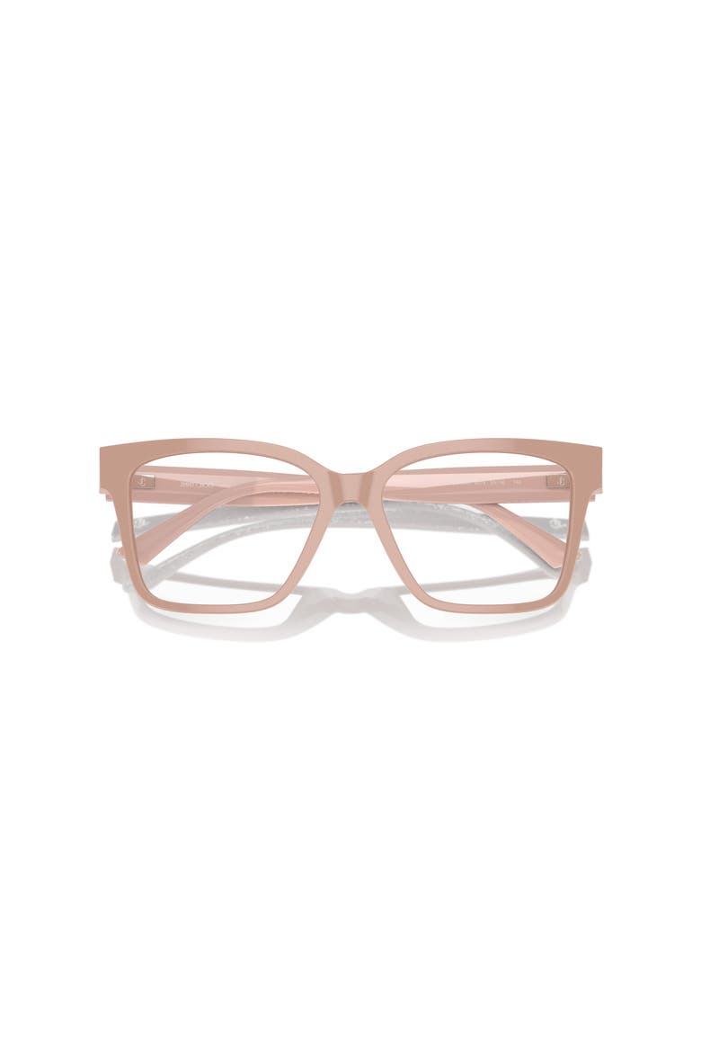 55mm Rectangle optical glasses, Alternate, color, Pink