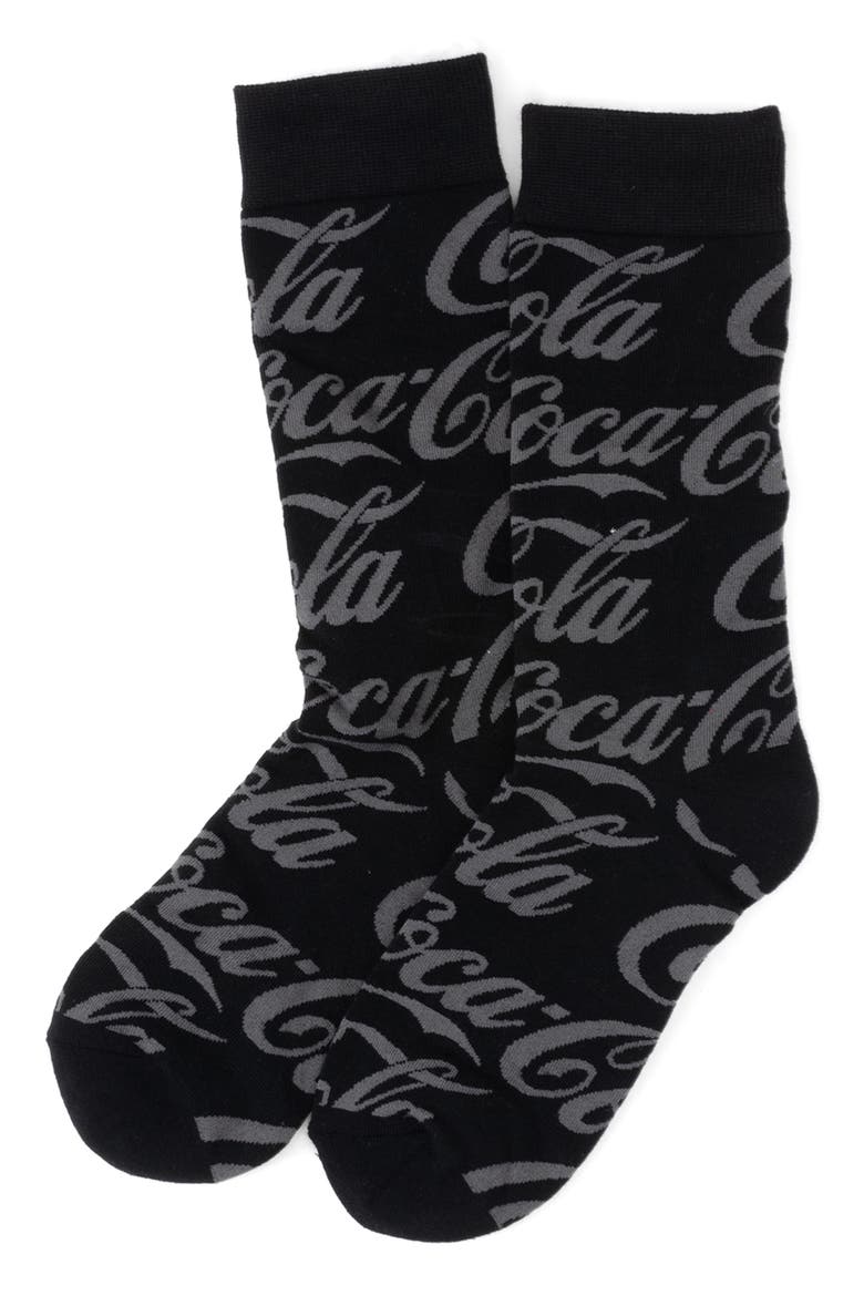 Coca-Cola Assorted 3-Pack Crew Socks Gift Box Set, Alternate, color, MULTI