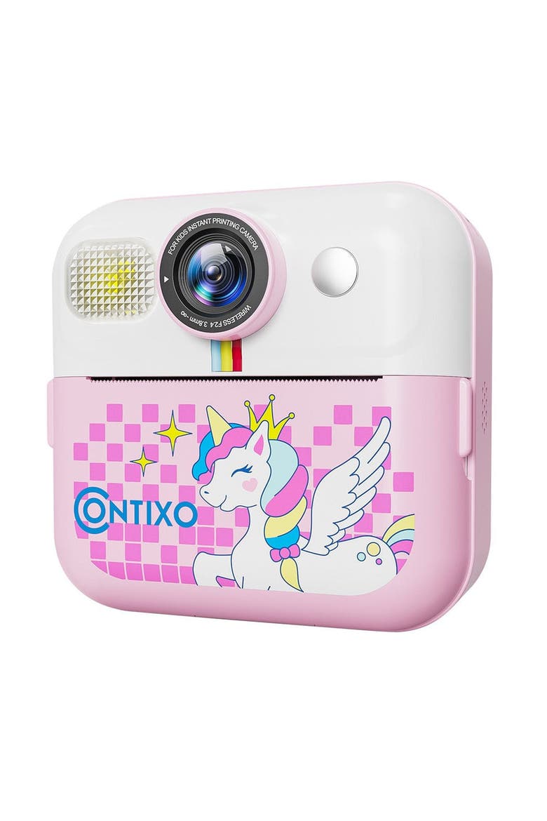 Instant Print Kids Camera, Alternate, color, Pink Printed