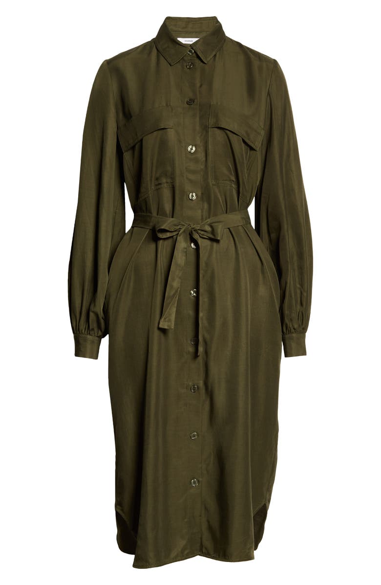 Samsøe Samsøe Camila Long Sleeve Midi Shirtdress, Alternate, color, 