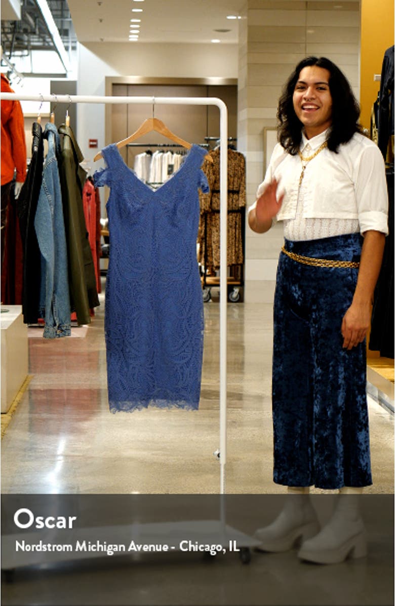 Cold Shoulder Lace Cocktail Dress, sales video thumbnail