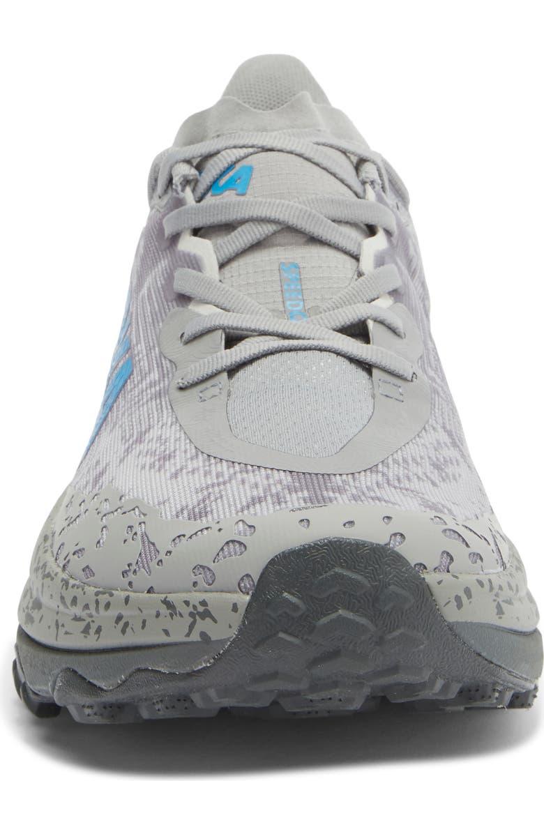 HOKA Speedgoat 6 Trail Running Shoe, Alternate, color, Galactic Grey / Hoka Blue