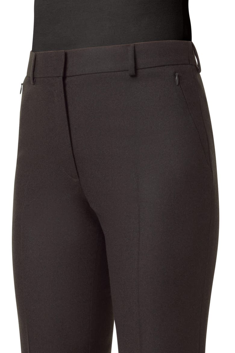 Marilyn Wool Stretch Flannel Pants, Alternate, color, 049 MOCCA