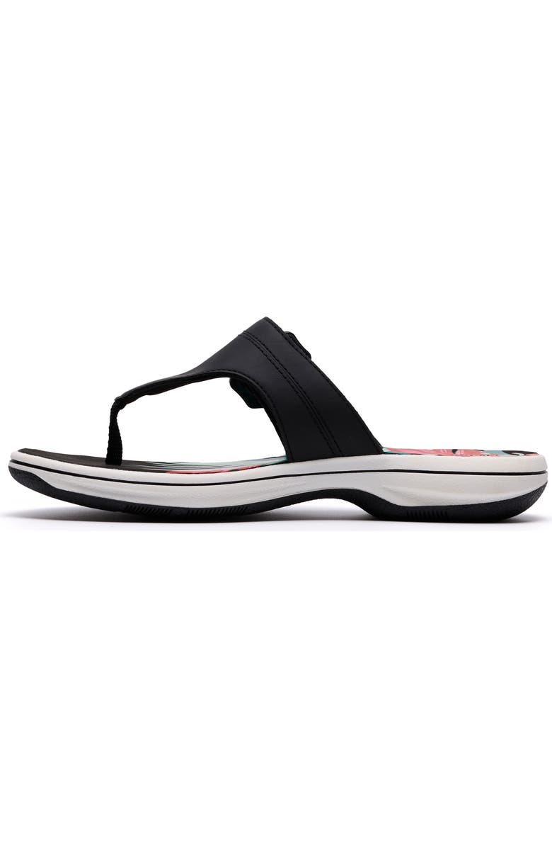 Clarks<sup>®</sup> Breeze Cove Flip Flop, Alternate, color, Black