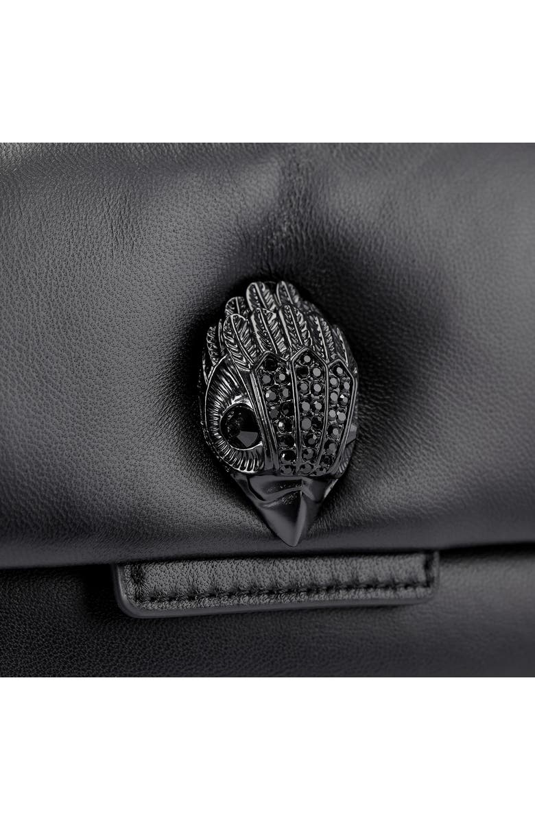 Kurt Geiger London Oxford Leather Shoulder Bag, Alternate, color, Black