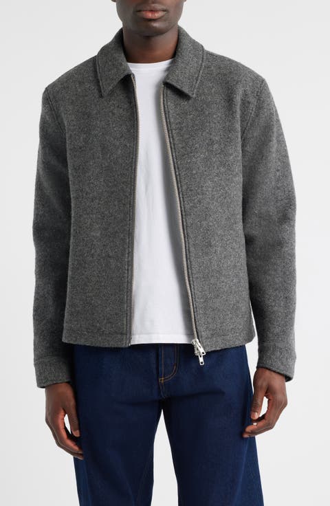 Eldon Boiled Wool Zip Jacket