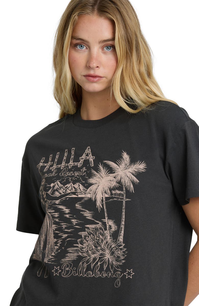Billabong Vacay Wonder Graphic T-Shirt, Alternate, color, Off Black